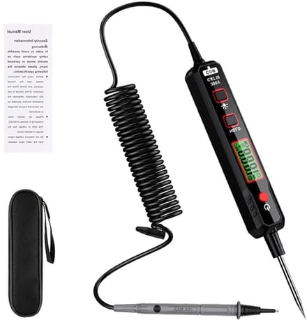 Digitale Penmultimeter - Spanningstester Meter - Elektrisch Onderhoud - Automatisch Bereik NCV - Compact Penontwerp - Zwart