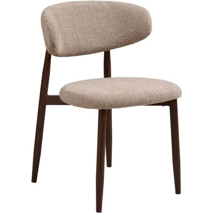 House Nordic Eetkamerstoel Levanto - Zand Hout - Set van 2