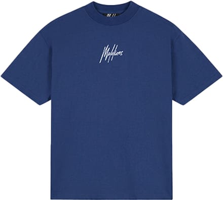 Malelions Oversized Striped Signature T-Shirt
