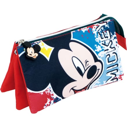 Disney Etui Mickey Mouse 21 X 3,5 X 11 Cm Polyester Rood
