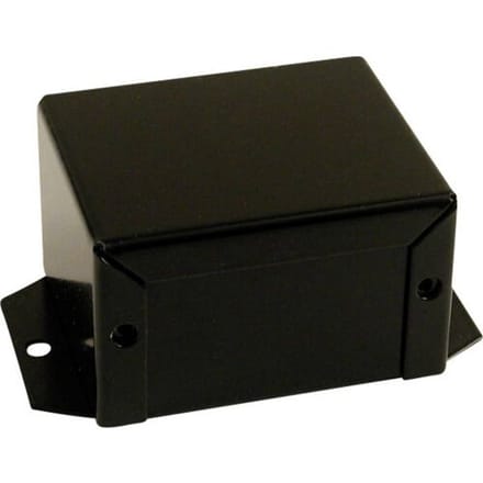 Hammond Electronics 1411FBKBK Universele behuizing 127 x 56 x 56 Aluminium Zwart 1 stuk(s)