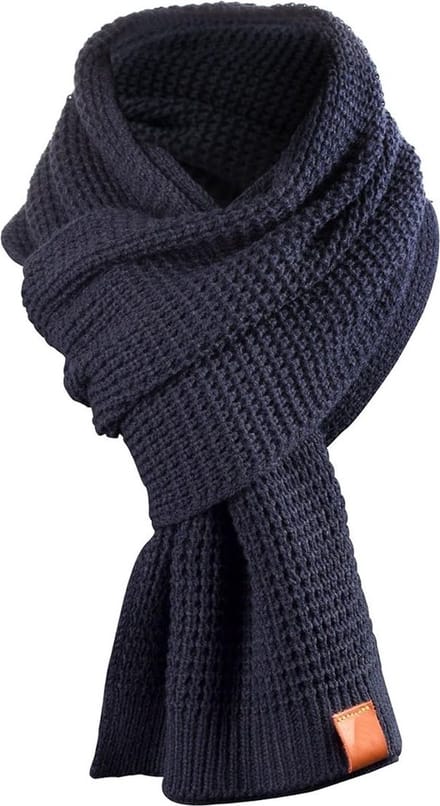 MKSS® Sjaal Dames - Sjaals Heren Winter - Colsjaal - Extra Zacht - Blauw