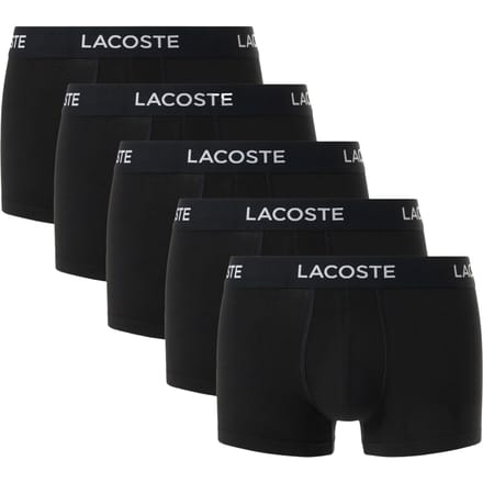 Lacoste Stretchcotton Trunk Boxershorts Heren (5-pack) - Maat S