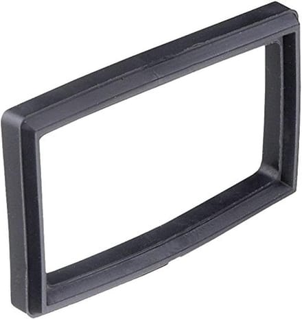Platte dichte SP-overloop voor sanitair - 67 x 37 x 6 mm