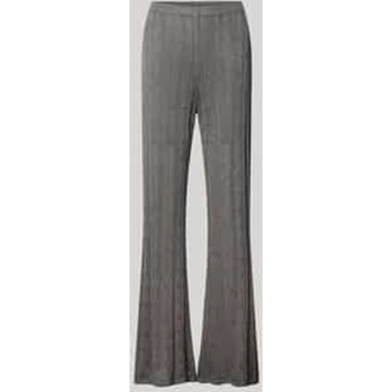 relaxed fit gebreide broek met viscose