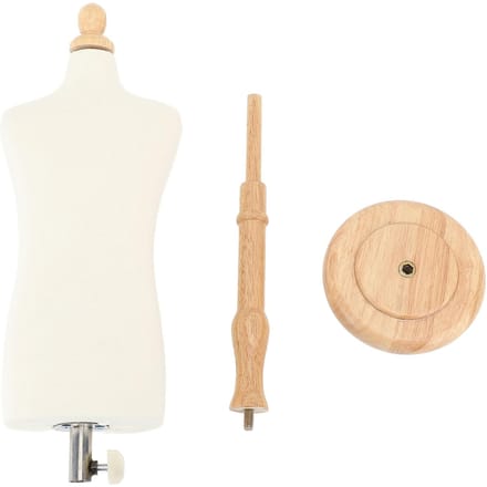 Mannelijk Torso Paspop met Standaard Onderwijs Mannequin Torso Fixeerbaar Elegant Veelzijdig Jurkmodel voor white