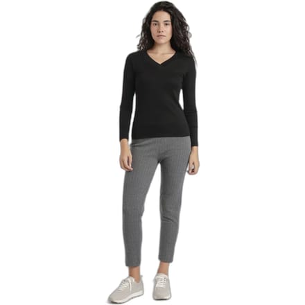 Blouse Admas Pico Top met lange mouwen en V-hals