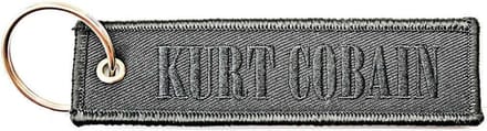 Kurt Cobain - Logo Sleutelhanger - Zwart