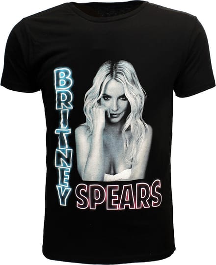 Britney Spears Neon Light T-Shirt - Officiële Merchandise - M