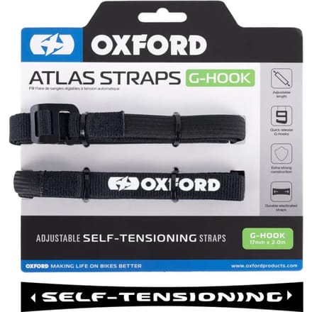 Motorfiets omtrek Oxford Atlas G-Hook (x2)