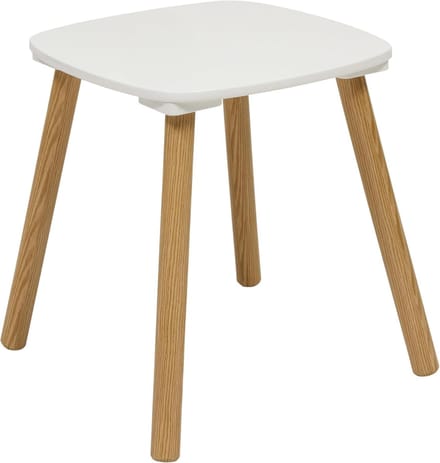 Atmosphera Alex Kinderset - Kindertafel met Stoel - Wit - Scandinavische Stijl