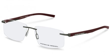Porsche Design P8748 Dark grey, red 58/15/145 MAN Brilmonturen