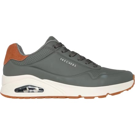Skechers Uno - Suited On Air - Heren Sneakers - Olijfgroen