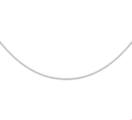 Zilver Gerhodineerde Collier gourmet 1 1329065