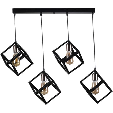Hanglamp Kare 4-lichts | Opviq