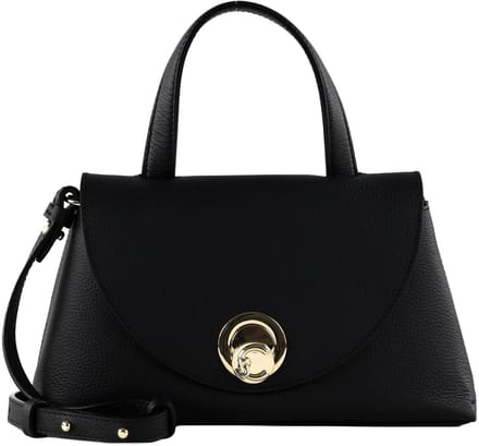 Coccinelle Nikla - Handtas 26 cm (noir/cognac)