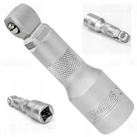 Verstelbare Verlengkabel 1/2" 75mm CrV Dop - Farys