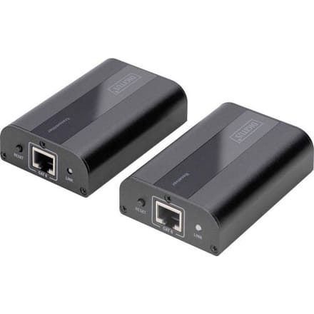 Digitus DS-55204 Extender (verlenging) HDMI, Infrarood Via netwerkkabel RJ45 60 m