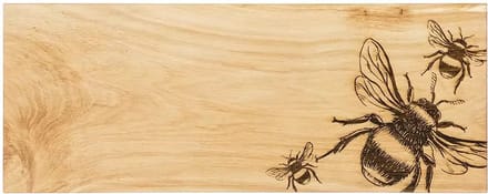 Serveerplank Bijen Groot - 60x25 - Schots Eikenhout - Scottish Made