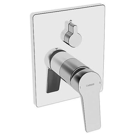 Hansatwist Single Handle Bath Function Unit, Square Rosette 89849083