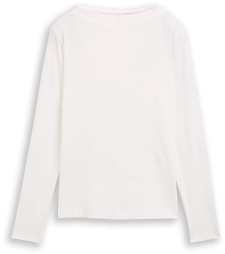 Tom Tailor - Slim fit shirt met lange mouwen - Maat XXL - Whisper White