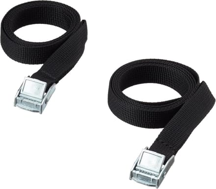 Verstelbare Spanband met Metalen Gesp 18mm Breed 1 Meter Zwart