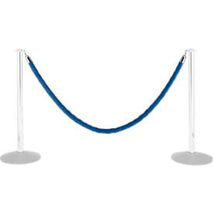 Koord voor afzetpalen - 2 m - blauw