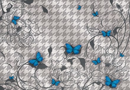 Fotobehang Butterflies | PANORAMIC - 250cm x 104cm | 130g/m2 Vlies