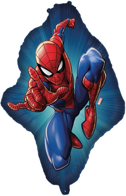 Spider-Man Spiderman World of Web Shaped Supersize Foil Balloon 88x68,5cm Ballonnen