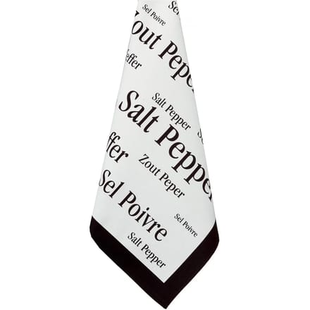 Theedoek - peper &amp; zout print Winkler