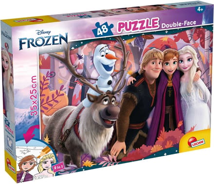 Lisciani - Frozen - Double face - Puzzel - 48 stukjes