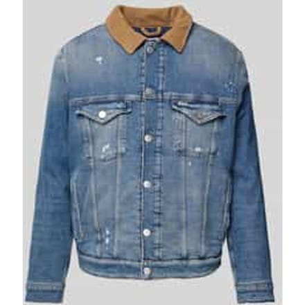 Jeansjack in used-look, model 'RYAN'