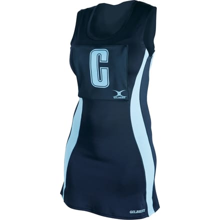 Gilbert Netball Eclipse II Hook and Loop - W 8 - Navy / Sky