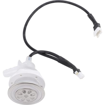 RGB Badkuip Spa Luchtmondstuk Luchtjet Vervanging 44mm 12V Bubbelmondstuk voor Spa Warmwaterbron Zwemmen black