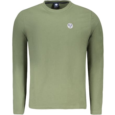 North Sails Verde Katoenen T-shirt voor Mannen
