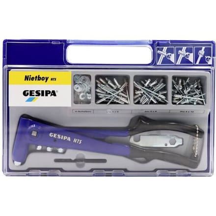 Gesipa NTS Nietboy Blindklinknageltang in koffer - 2,4-5,0mm