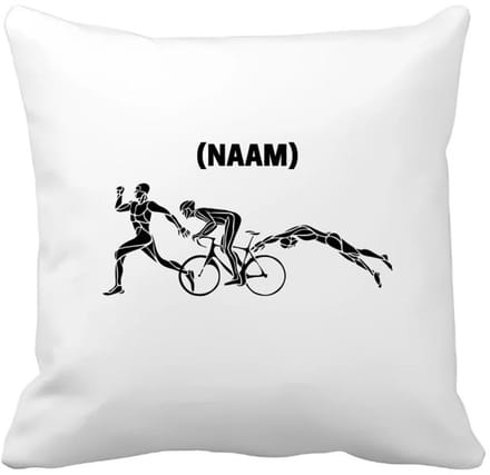 Akyol - triathlon Kussen hoes - Sport - sporter - triathlon - 40 bij 40 cm