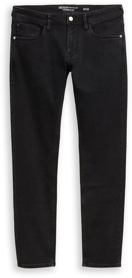 Tom Tailor Denim - TTPIERS SLIM-jeans - Maat 32/36 - dark stone black black denim