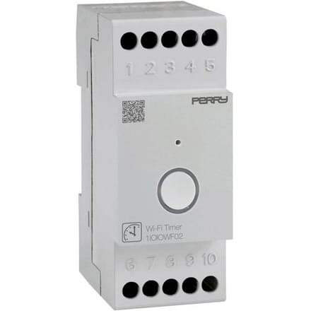 Wallair 1IOIOWF02 DIN-rail schakelklok Digitaal Weekprogramma 3500 W IP20 Cyclusprogramma, Toevalsfunctie, Countdown-functie, Programmeerfunctie