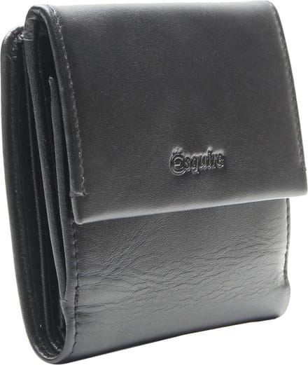 Esquire Portemonnee New Silk Wallet Black Zwart