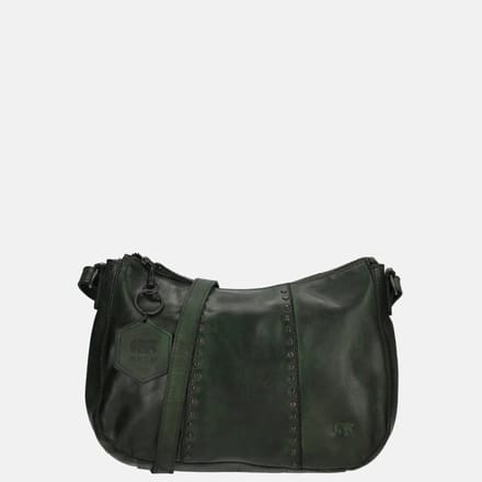 Bear Design crossbody tas studs green