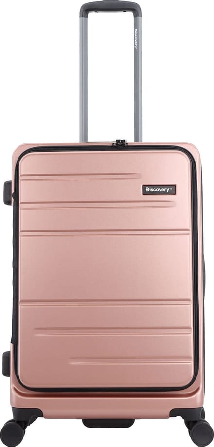 Discovery - Patrol | Harde Koffer / Trolley / Reiskoffer - (67cm) Medium - Roze - Roze / Medium