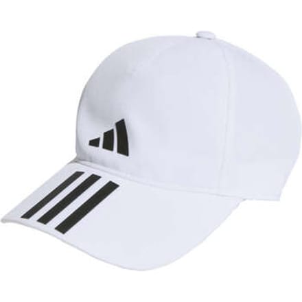 adidas Performance 3-Stripes AEROREADY Running Training Honkbalpet - Unisex - Wit