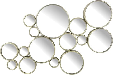 Wants&Needs Spiegel Metaal Zilver 106 X 10.5 X 63