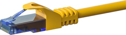 Danicom UTP CAT6a patchkabel - 3 meter geel - 100% koper - netwerkkabel - internetkabel - UTP kabel - RJ45 - 10000 mbit/s