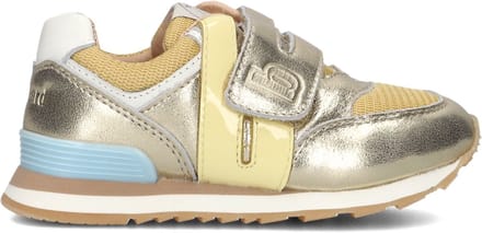Bisgaard 44103 Sneakers Meisjes - Leren Sneaker - Geel - Maat 30