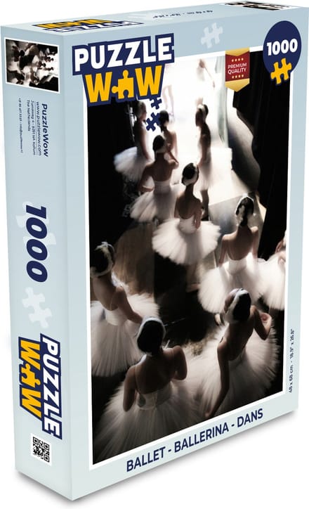 Puzzel Ballet - Ballerina - Dans - Legpuzzel - Puzzel 1000 stukjes volwassenen