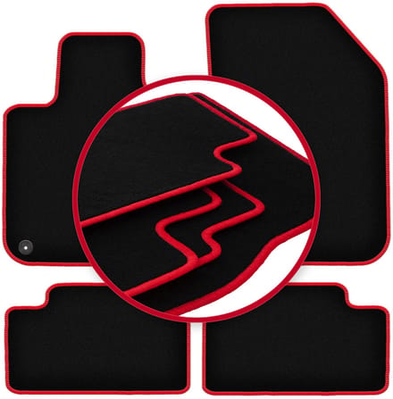 CARLUX-RED automatten voor: Peugeot 308 II hatchback (2013-)
