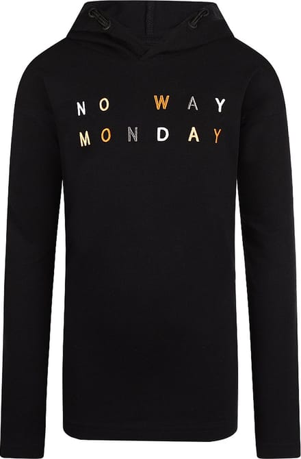 No Way Monday - Jongens Shirt - Black - Maat 110