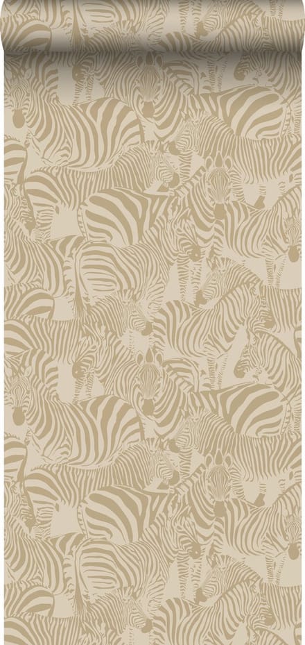 Origin Wallcoverings behang zebra's beige - 50 x 900 cm - 347910